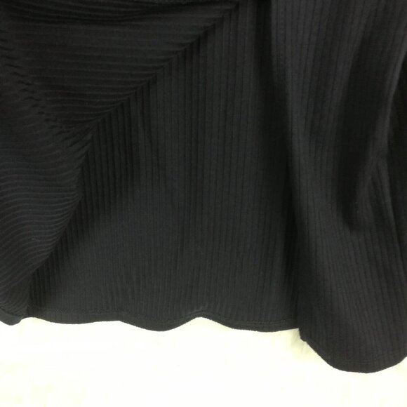 Vanity Room Womens‎ Midi Apron Navy Blue Ribbed Front Slit Pullover Sleeveless M - Picture 6 of 11